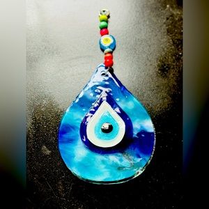 ORIGINAL  NEW! 9 inch hand made glass  Art.